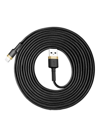 Buy Cafule Cable Usb For Ip 2A 3M Gold & Black in UAE