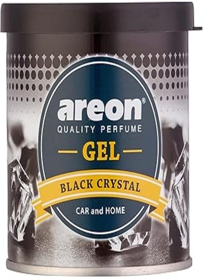 Buy Areon Freshener Gel 80g - black crystal- for car in Egypt