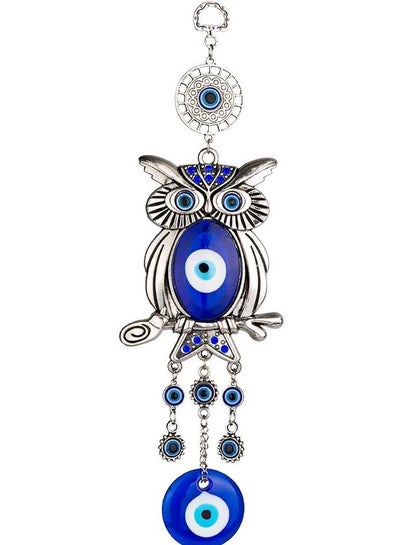 Buy Wall Hanging, Lucky Owl Hanging Evil Eye Pendant Decoration, Ornament Amulet for Car, Home and Office for Protection and Blessing 11.7 Inches in Saudi Arabia