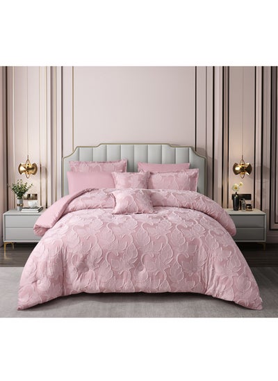 اشتري 8-PIECE Rosie Comforter Set Microfiber King Size 240x260 cm في السعودية