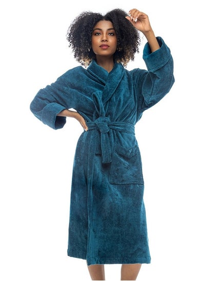 Buy Wave 100% Cotton Bathrobe One Piece in Saudi Arabia