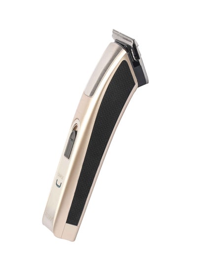 Buy Cordless Rechargeable Professional Trimmer With 4 Guide Combs Golden in UAE