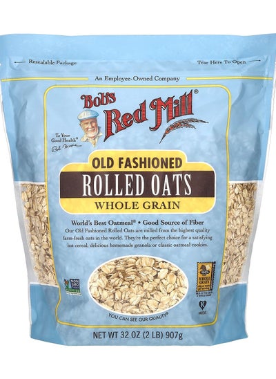 Buy Old Fashioned Rolled Oats Whole Grain 907g in UAE