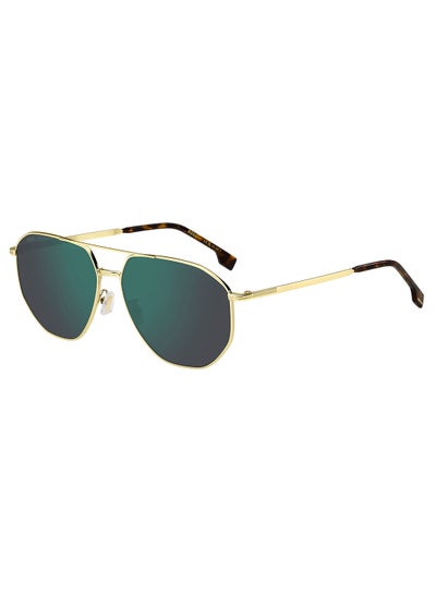 Buy Men's UV Protection Navigator Sunglasses - Boss 1612/F/Sk Gold Millimeter - Lens Size: 61 Mm in Saudi Arabia