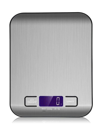 اشتري Digital Kitchen Scale || Stainless Steel Scale Food Liquid Weighing Machine with LCD Screen || Counter Top Weight Machine (Upto 5 kg) في الامارات