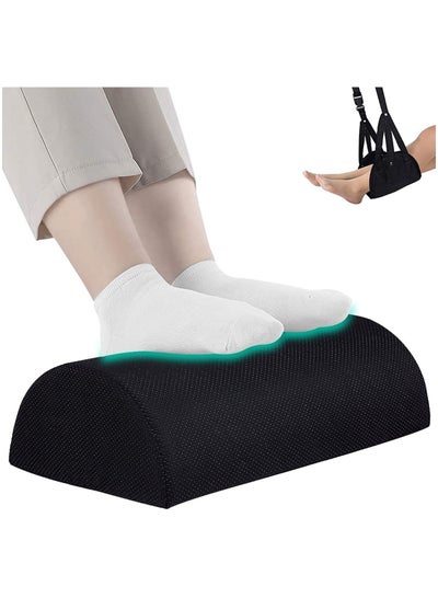 1pc Massage Foot Rest for Under Desk - Adjustable Foot Stool for Home and  Office Use