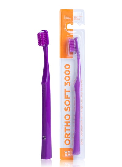 Buy WOOM Toothbrush ORTHO Soft  3000 for Cleaning Braces, Implants, Bridges in UAE