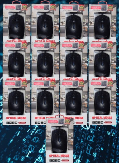 Buy 13 Pieces SmarTLink Optical Mice The Wired Professional Cool Mouse SL7006MS in Saudi Arabia
