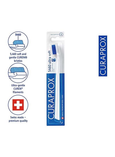 اشتري Toothbrush CS 5460 Ultra Soft - Ultra Soft Toothbrush for adults with 5460 CUREN® Bristles - Curaprox Manual Toothbrush Multicolor في الامارات