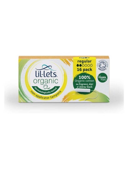 Buy Lil-lets 100 % Organic Cotton Regular 16 pack in UAE