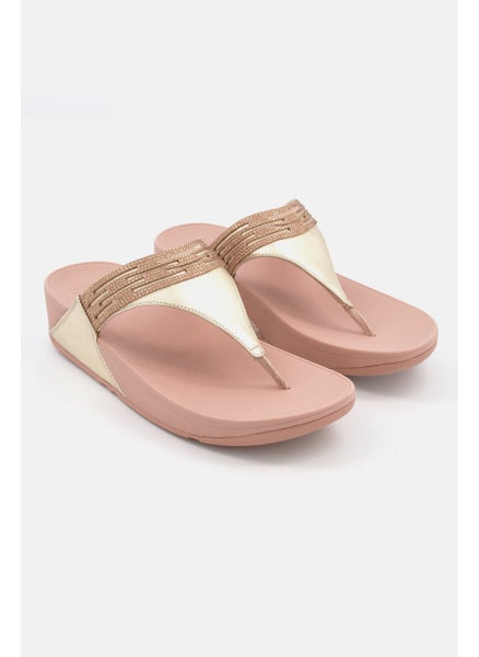 Buy Women Slip On Toe Post Sandals, Pink in Saudi Arabia