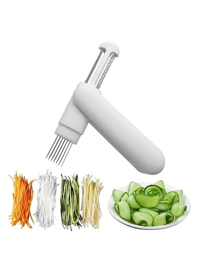 اشتري Peeler,Vegetable Fruit Peeler, 3 in 1 Multifunctional Julienne Peeler for Potato,Carrots,Apple,Cucumber,Salads,Sandwiches,Best Kitchen Office Outdoor Stainless Steel في السعودية