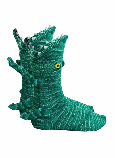 اشتري Socks 3D Crocodile Socks Funny Animal Socks for Women Summer Air-Conditioning Socks Knit Crocodile Floor Socks Shark Socks Unique Winter Home Warm Soft Socks Sweat Absorption Deodorization Unisex في الامارات