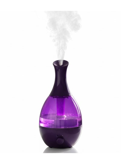 Steam Diffuser, Humidifier, and Electric Aroma Diffuser (Full purple- 2 ...