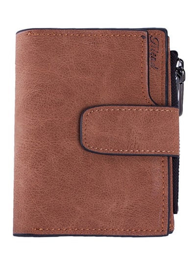 Buy Vintage Design Wallet Brown in UAE