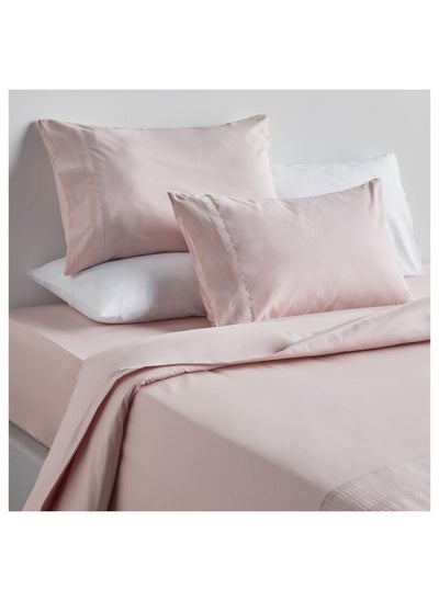 اشتري Eternity Cotton Percale 325 Thread Count 3-Piece King Duvet Cover Set - 230x220 cm في السعودية