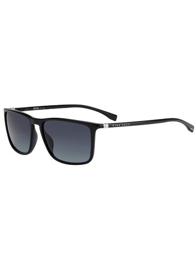 Buy Men Rectangular Sunglasses BOSS 0665/S/IT  BLACK 57 in Saudi Arabia