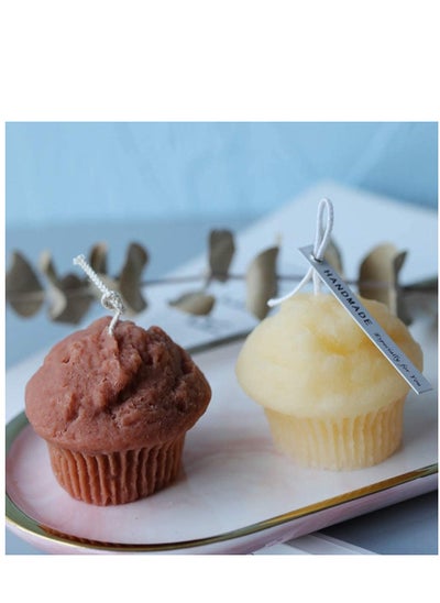 اشتري Muffin Cup Candle Mould Silicone Mold Handmade Aromatherapy Soap Mould Wax Model DIY Candle Making Mould Home Decor في الامارات