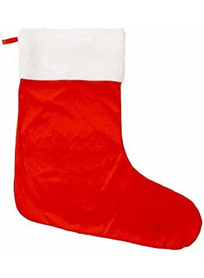 اشتري Socks Shaped Decorative Piece for Christmas Red في مصر