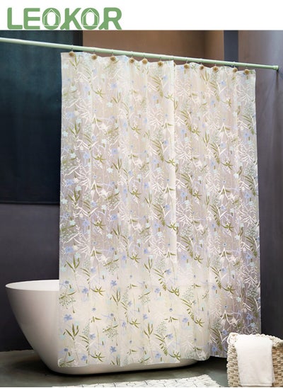 Buy Waterproof and Moisture-proof Shower Curtain EVA Partition Curtain for Bathroom in Saudi Arabia