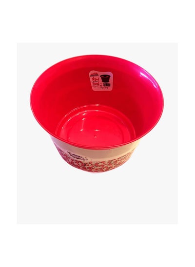 Buy Khorshed bowl 20 cm with red decoration 15893 in Egypt