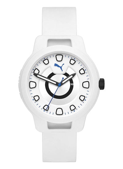 اشتري Reset V1 Analog Quartz Watch for Men With White Silicone Band- 3 ATM - PU P5009 في الامارات