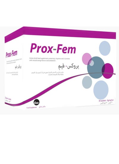 Buy Prox-Fem Amino Acid Food Supplement - 30 Sachets in Saudi Arabia