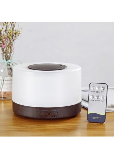 Buy Sky-Touch Essential Oil Diffuser with Auto Shut-Off, 4 Timers and 7 Color Lights, BPA Free Design for Bedroom, Home and Office, 500ml in Egypt