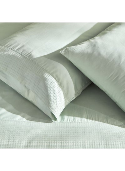 اشتري Eternity Cotton Percale 325 Thread Count 3-Piece King Duvet Cover Set - 230x220 cm في السعودية