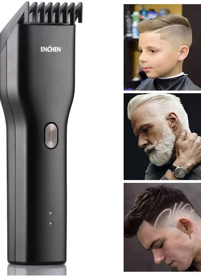 Buy Hair Clipper Cordless, All-in-One Hair Trimmer for Men, 0.7mm -21mm Haircut Length, 2 Gears Speed, USB Fast Charging, with Oil, Professional Electric Beard Trimmer Grooming Kit for Men Kids Barbers in UAE