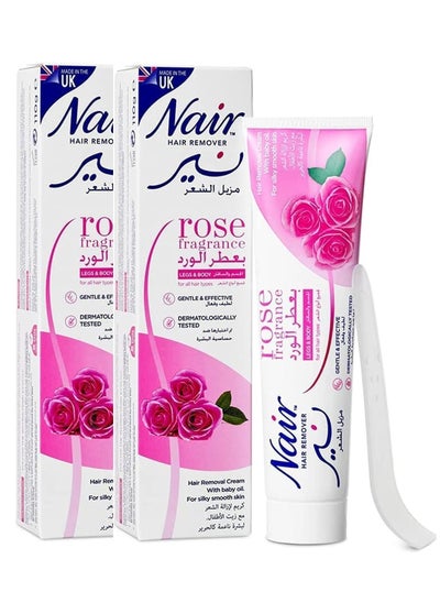 Buy Pack Of 2 Rose Fragrance Hair Remover Cream 2 X 110g in UAE