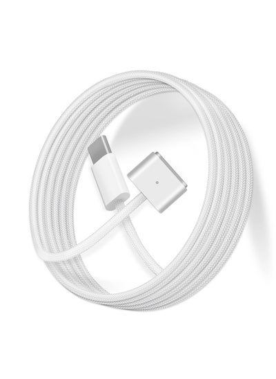 Buy USB-C to Mag Safe 3 Cable 6.6ft/2M (White ) in UAE