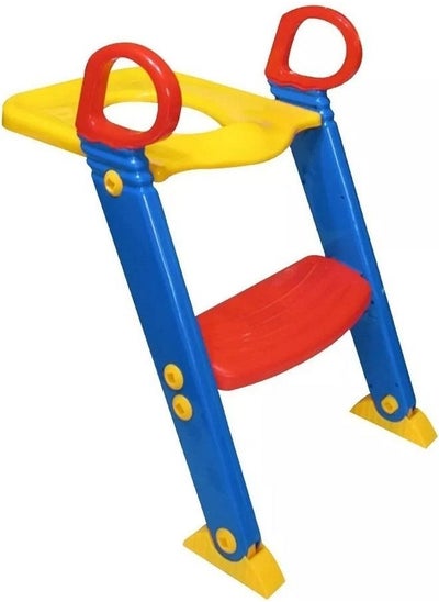 اشتري Portable Folding Trainer Toilet Potty Training Ladder Chair For Children في الامارات