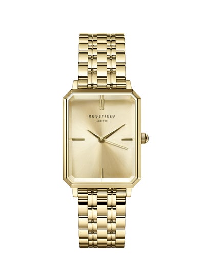 Buy Rosefield Octagon Champagne Steel Gold Women Watch - OCGSG-O65 in UAE