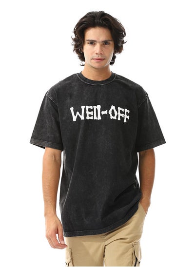 Buy Regular Fit Stone Wash T-Shirt in Egypt