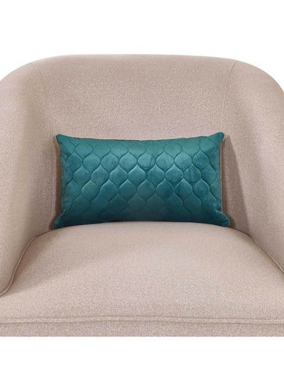 اشتري Ogee Filled Cushion 30X50 Aqua في الامارات