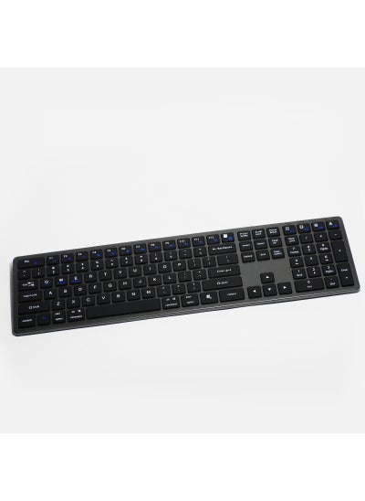 اشتري Wireless Bluetooth Keyboard Mouse Combo for Office Three-mode charging model-single keyboard Black في السعودية