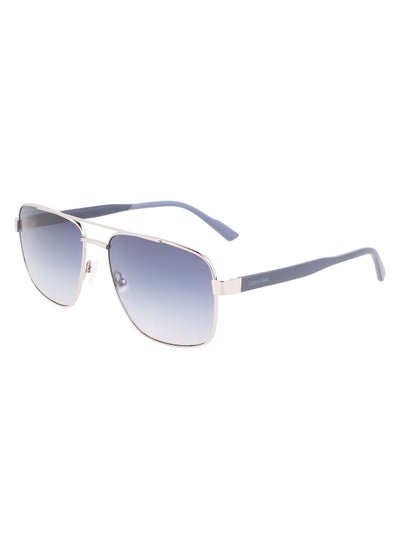 Buy Full Rim Metal Navigator Calvin Klein Sun Ck22114S 6017 (438) Blue in Saudi Arabia