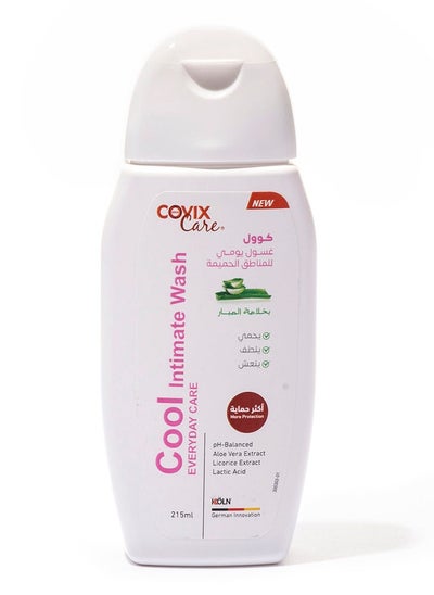 Buy Cool Intimate Wash Everyday Care With Aloe Vera Extract 215ml in Saudi Arabia