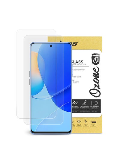 اشتري Tempered Glass for Huawei Nova 9 SE Screen Protector 2022 Shock Proof HD - Pack of Two - Clear في الامارات