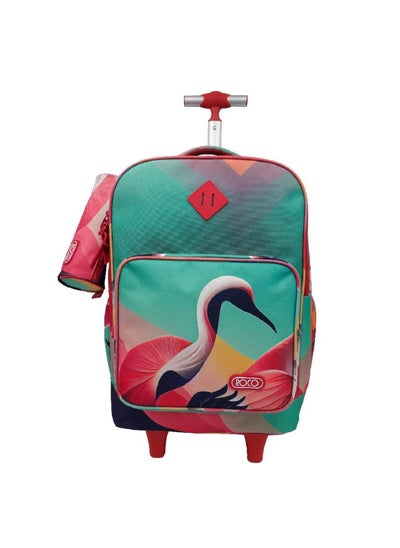 Buy Swan Art Trolley Bag with Accessory for 15.6 Device in UAE