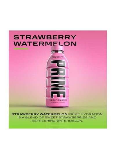 Buy Prime Hydration Drink Strawberry/Watermelon in UAE