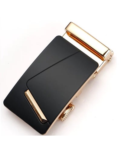 Buy Exquisite men's belt buckle imported, made of high quality durable Metz, snaps on and off with all kinds of irregularities, jacket belt or bad buckle replacement. in Egypt