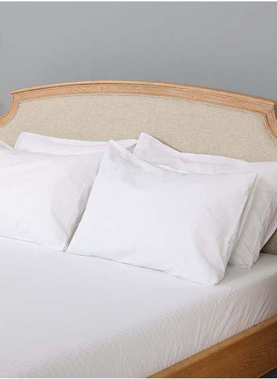 اشتري Essential Set of 4 Pillow Covers, White – 50x75 cm في الامارات