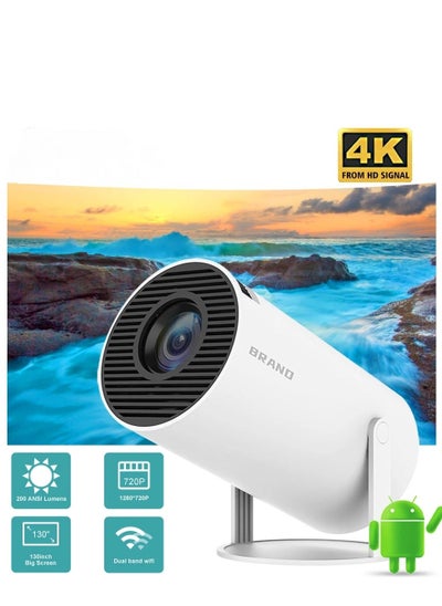 اشتري HY300 Android 5G Wifi Smart Portable Projector 1280 720P Full HD Office Home Theater Video Mini Projector Optical specifications في السعودية