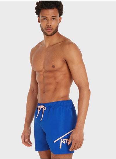 Buy Signature Logo Band Shorts in UAE