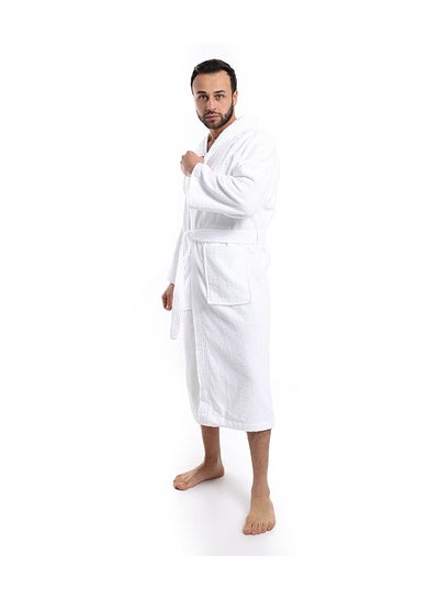 Buy MEHALLA Bath Robe - Basic Hood - Kids White in Egypt