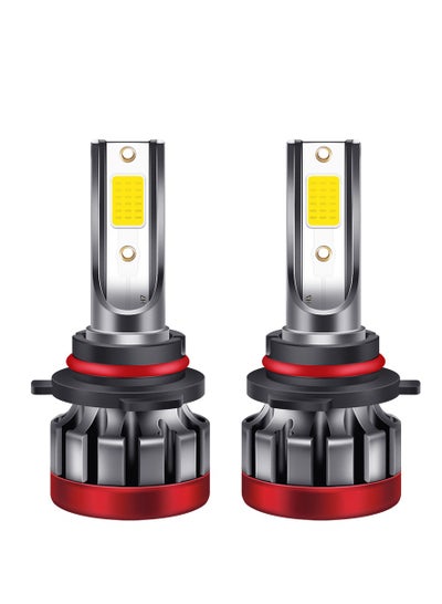 اشتري 9006/HB4 LED Fog Light Bulbs Or DRL 4000LM 3000K Amber Yellow Fog Lamps Strong Penetration  Amber LED Replacement Fog Light Bulbs for CarsTrucks SUVs Vans Plug and Play(Pack of 2) في السعودية