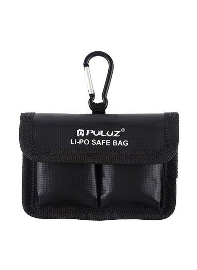 Buy PULUZ LiPo Safe Bag Lithium-battery Explosion-proof Safety Protection Bag Storage Bag with Carabiner for Camera-Battery in UAE