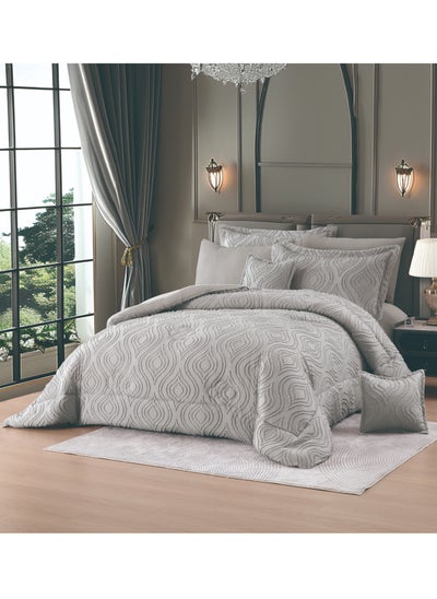 Buy Comforter Set- Bed in a Bag 8 Pieces set All Season Bedding Sets with Comforter & Luxurious Microfiber Fabric comforter set in Saudi Arabia